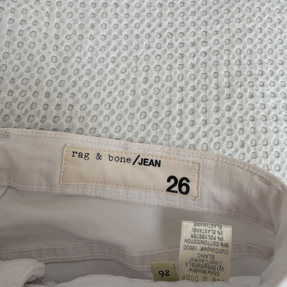 rag & bone JEAN Jeans Women's 27 White High Rise Ankle Skinny Denim W1568M595BLA - Picture 7 of 7